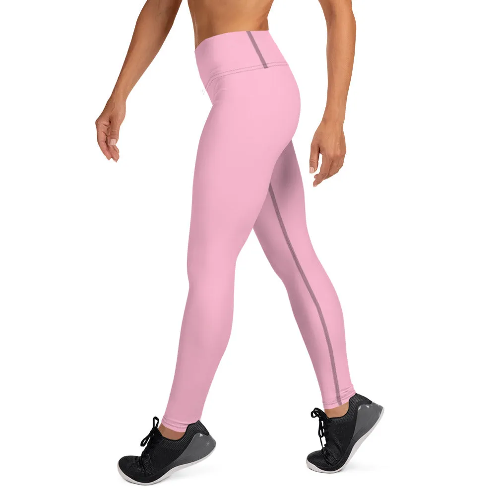 Rose Pink Yoga Leggings