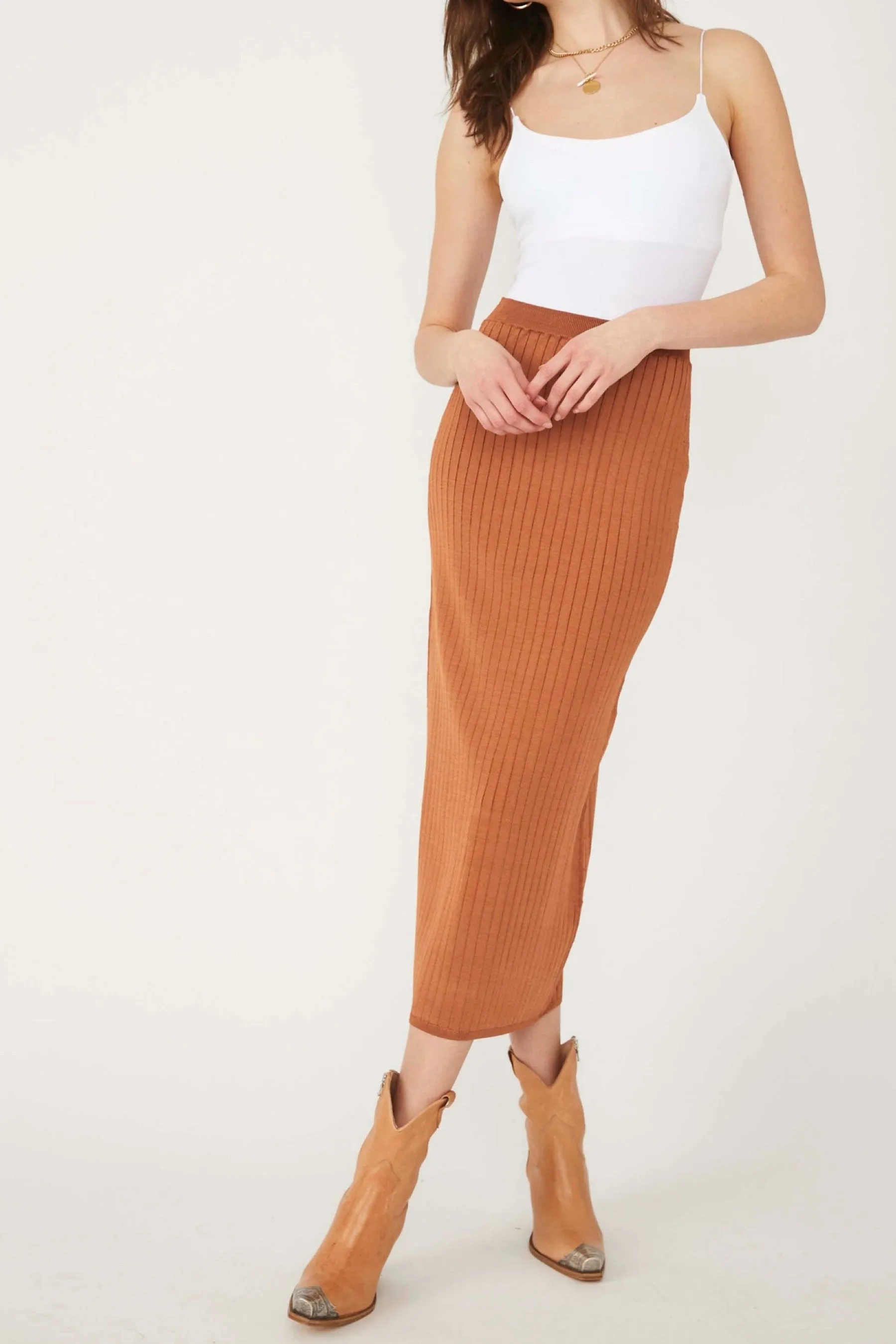 Rust Beach To Night Skirt