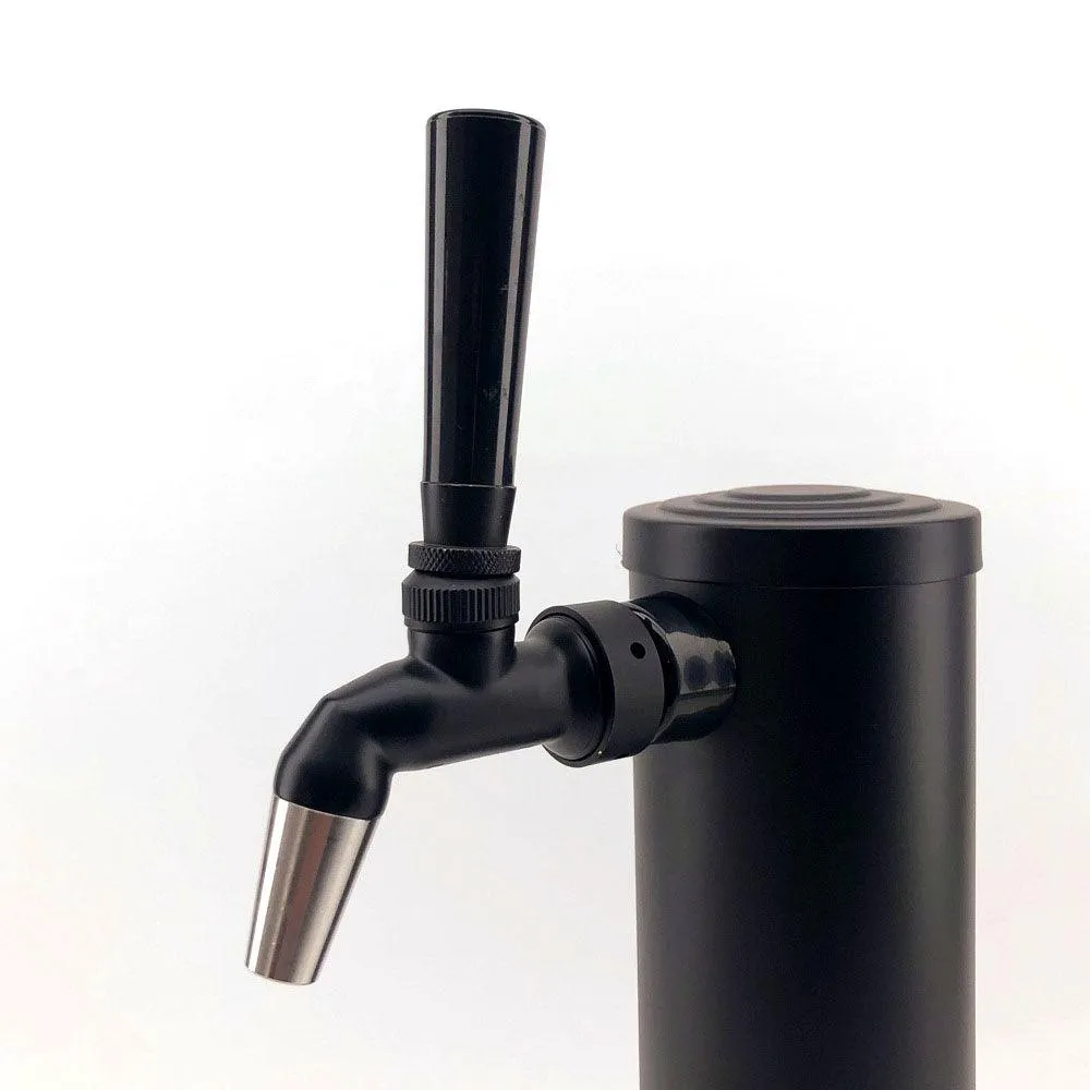 Single Tap Black Phantom Font Kit with duotight Short Shank and Black handle (Without Tap)