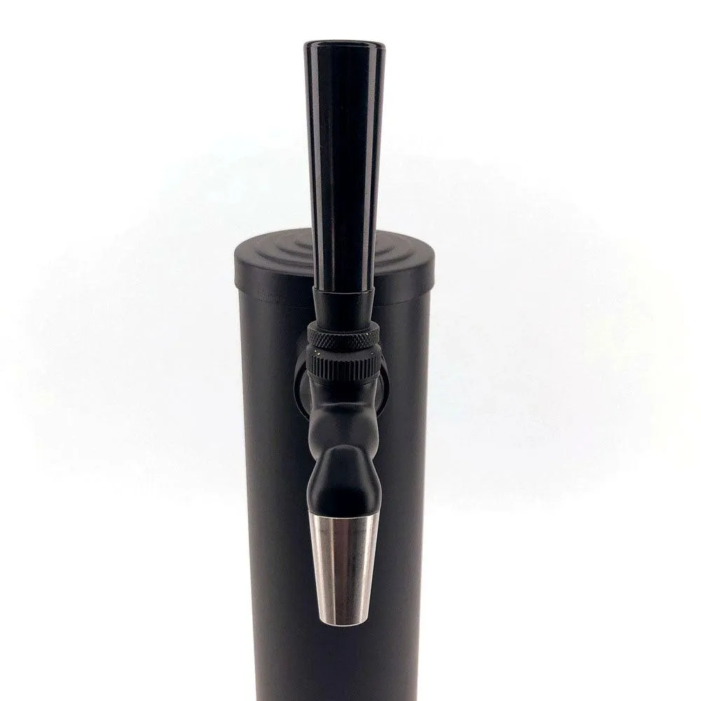 Single Tap Black Phantom Font Kit with duotight Short Shank and Black handle (Without Tap)