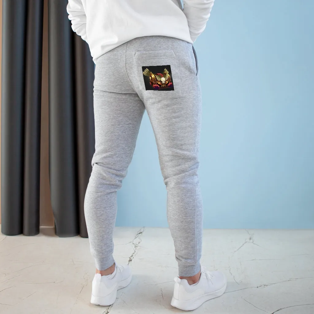 Skeleton Chest Premium Fleece Joggers