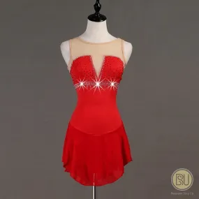 Sleevesless Figure Skating Dress Custom Colour And Sizes Available SUB143