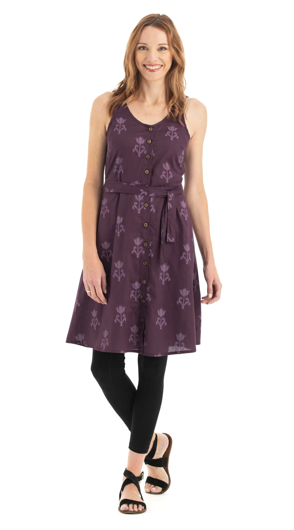 Soho Dress - plum - cotton