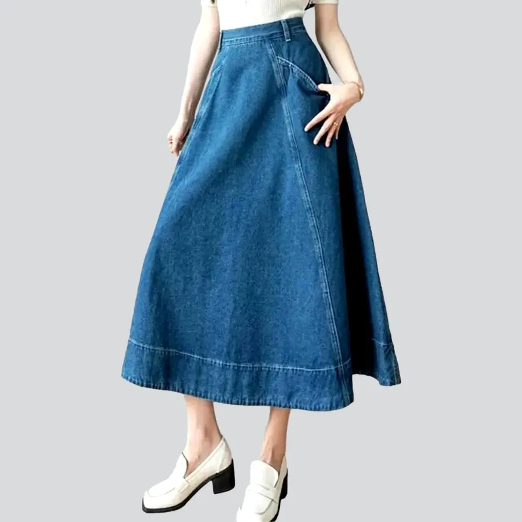 Street women's jeans skirt