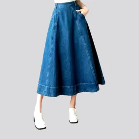 Street women's jeans skirt