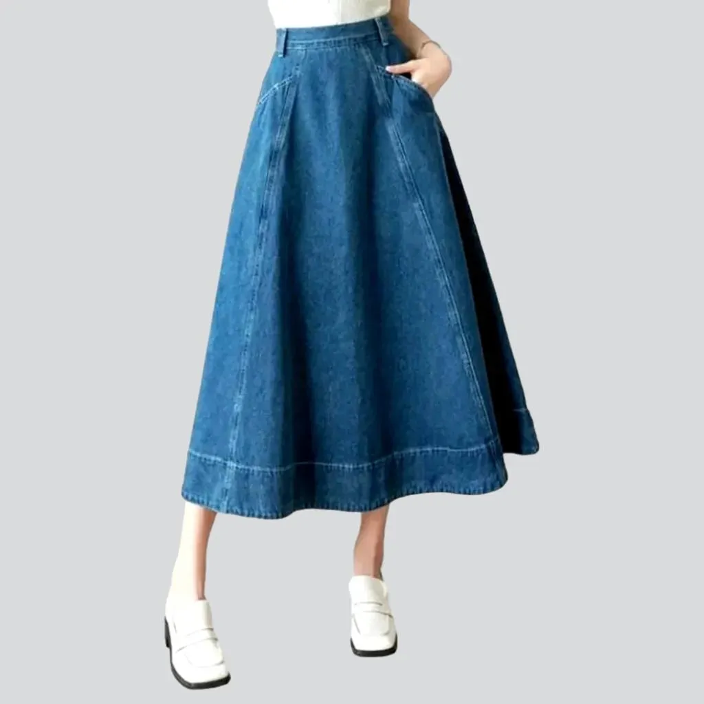 Street women's jeans skirt