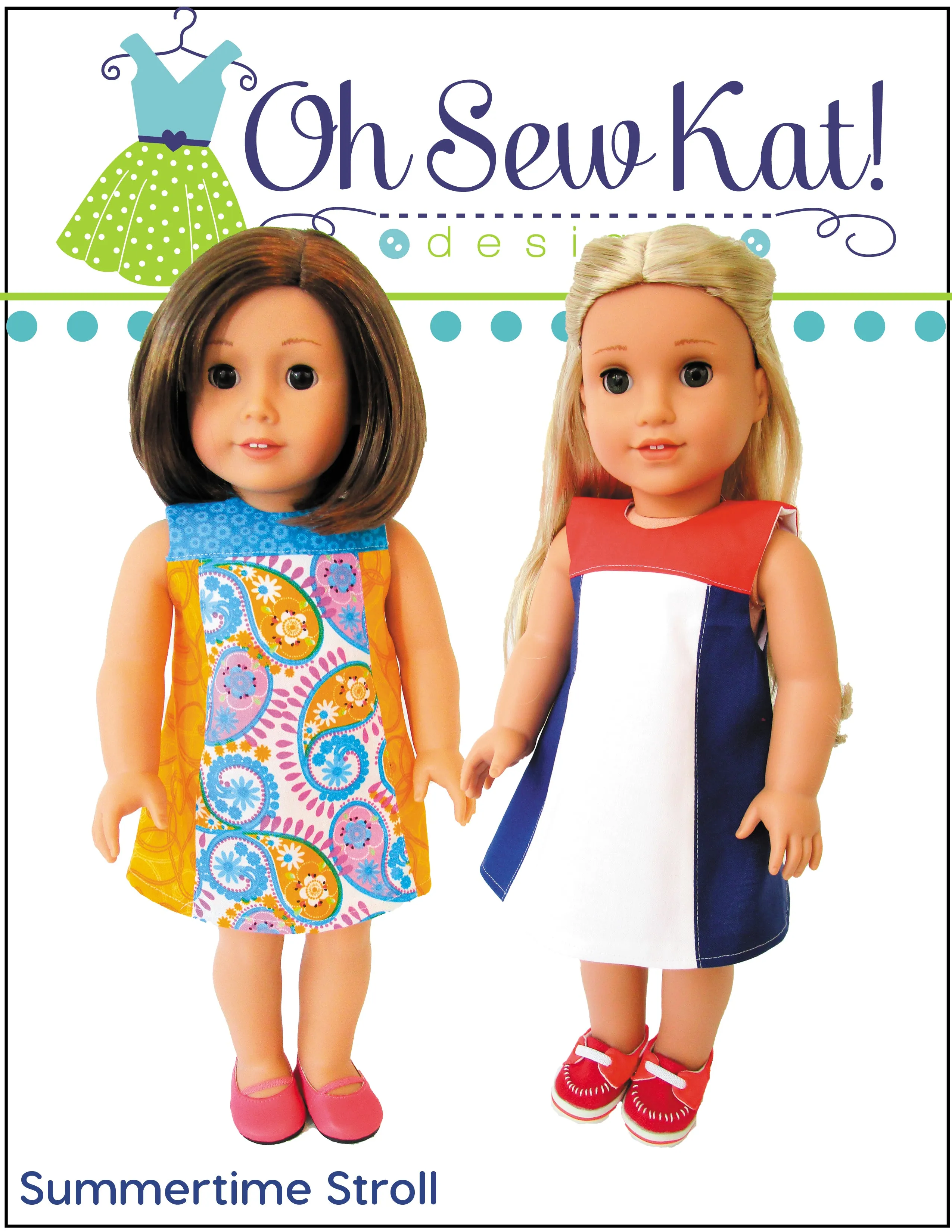 Summertime Stroll 18 Inch Doll Sewing Pattern