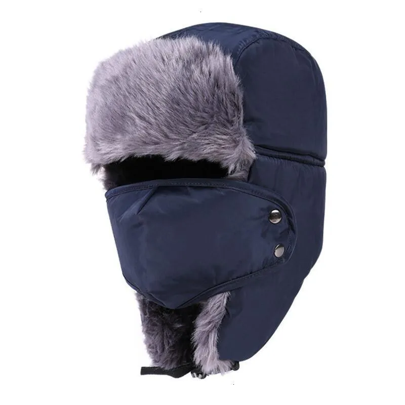 TEEK - Earflap Bomber Hat with Face Cover