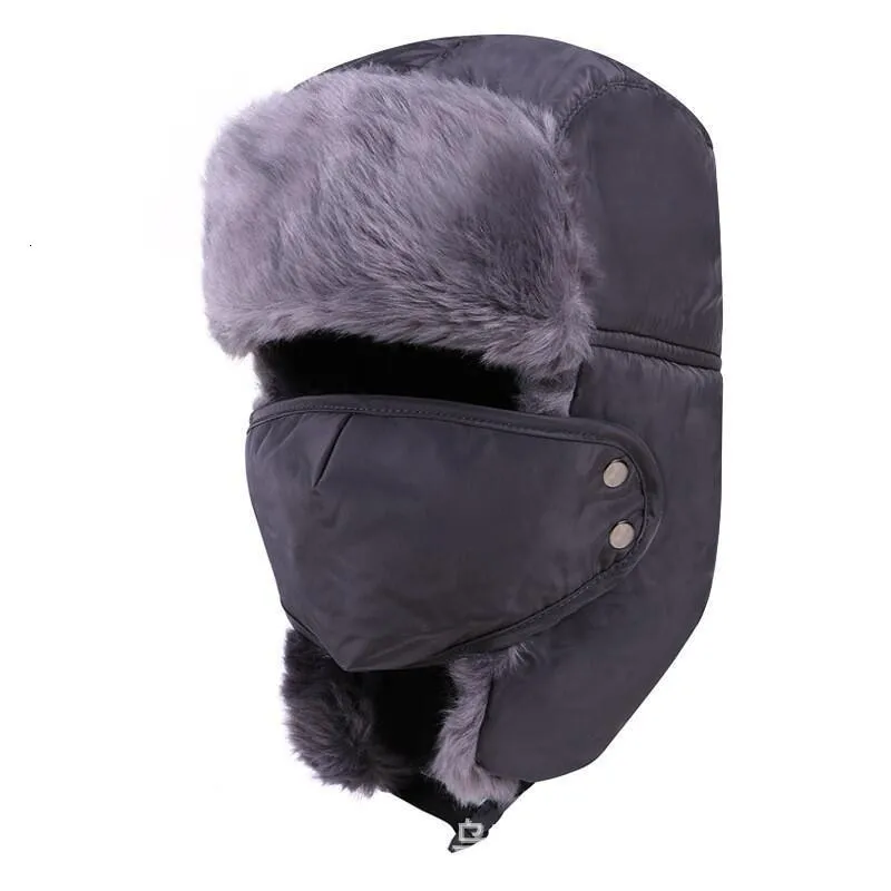 TEEK - Earflap Bomber Hat with Face Cover