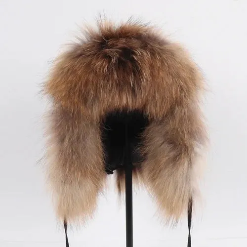 TEEK - Natural Fox Fluff Ushanka Hat