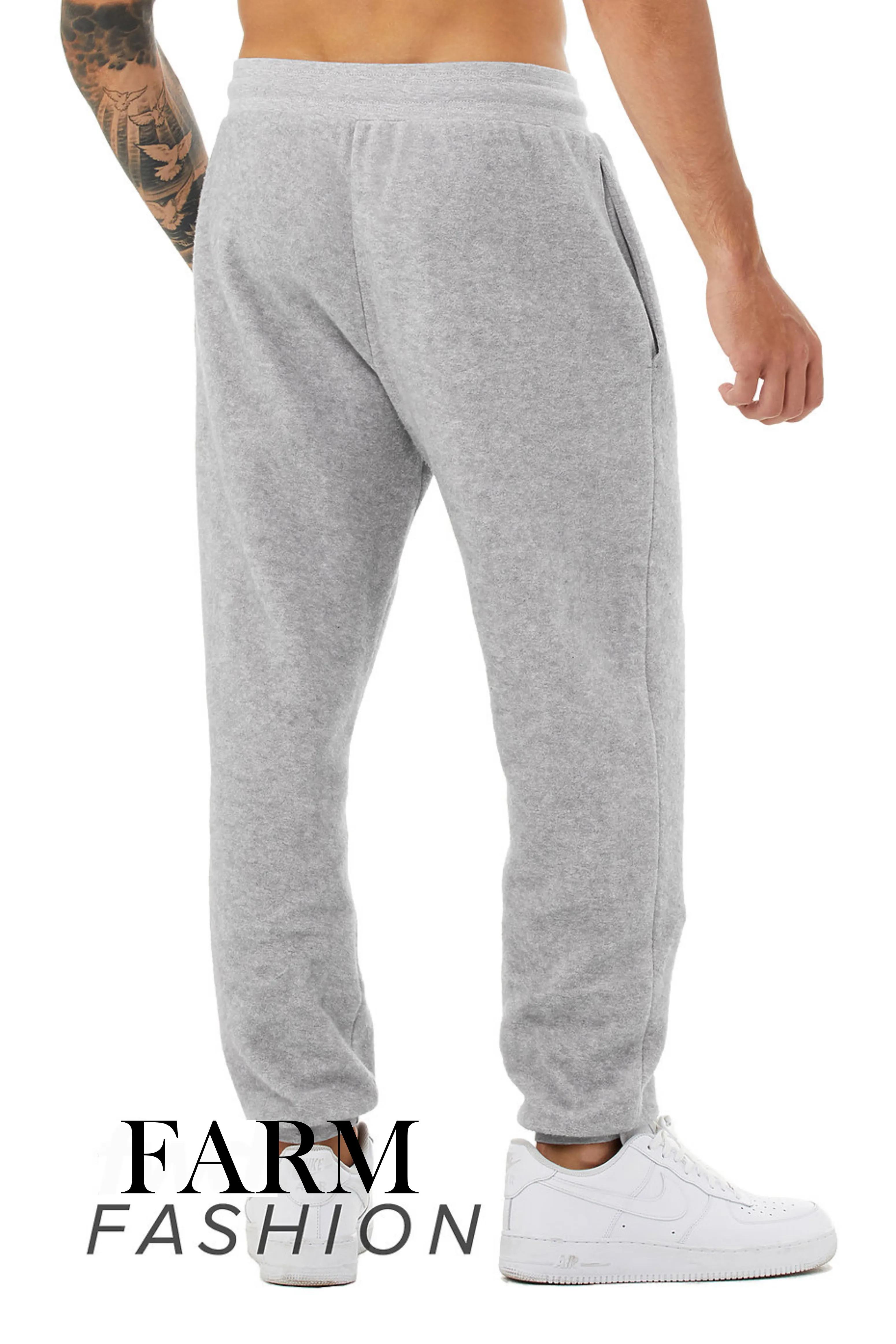 The Statement Sueded Fleece Joggers