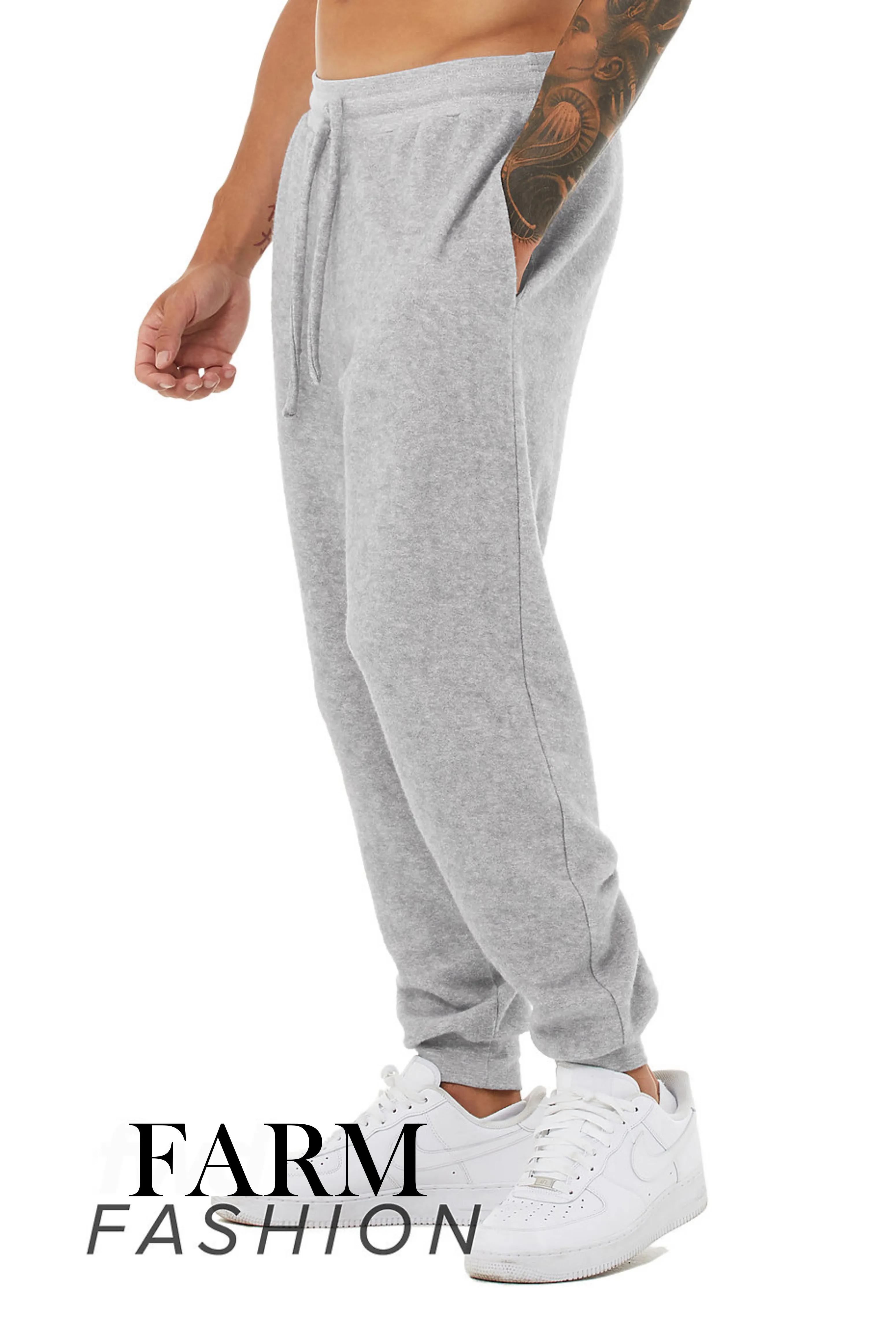 The Statement Sueded Fleece Joggers