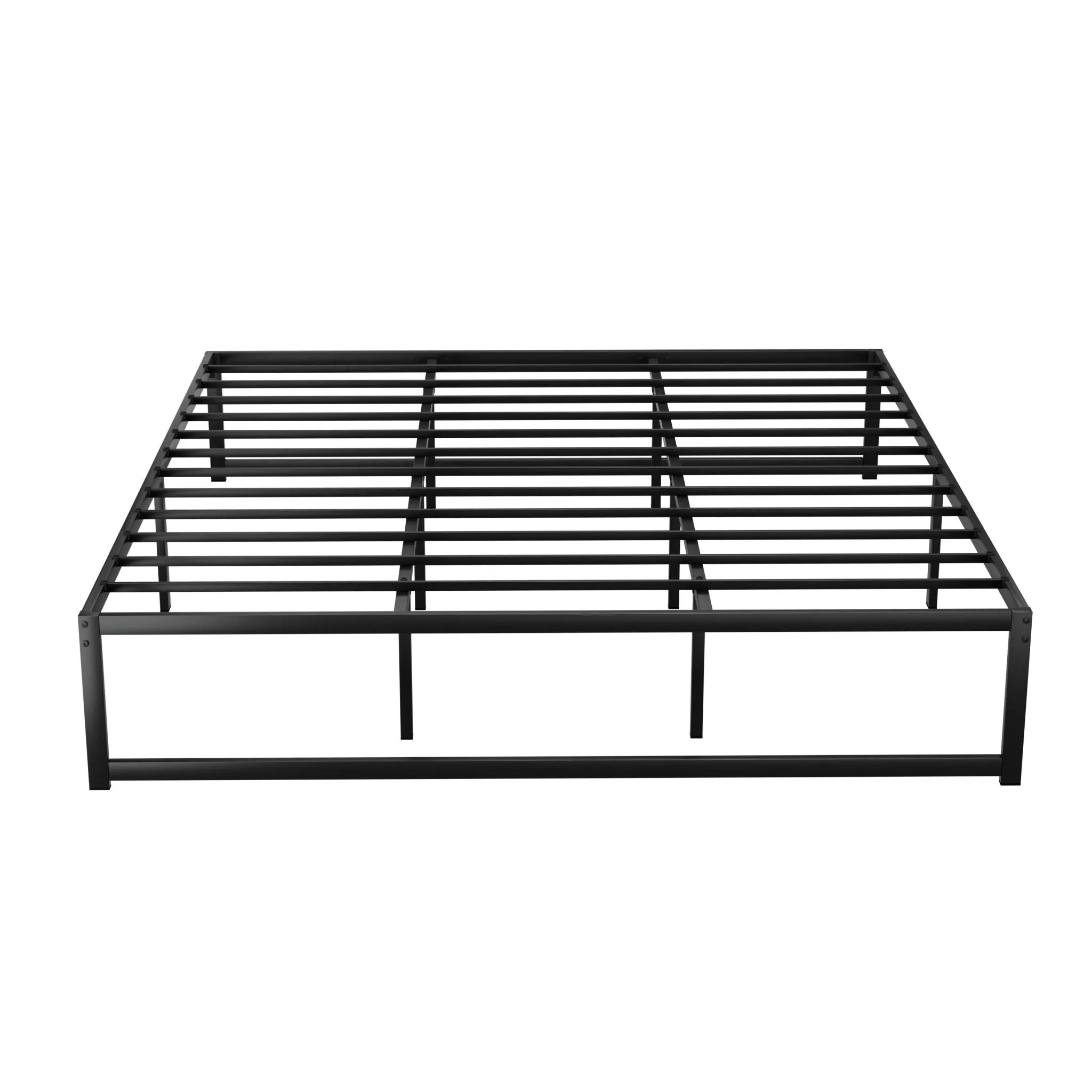 Tino Metal King Bed Base Black (Metal Slats)