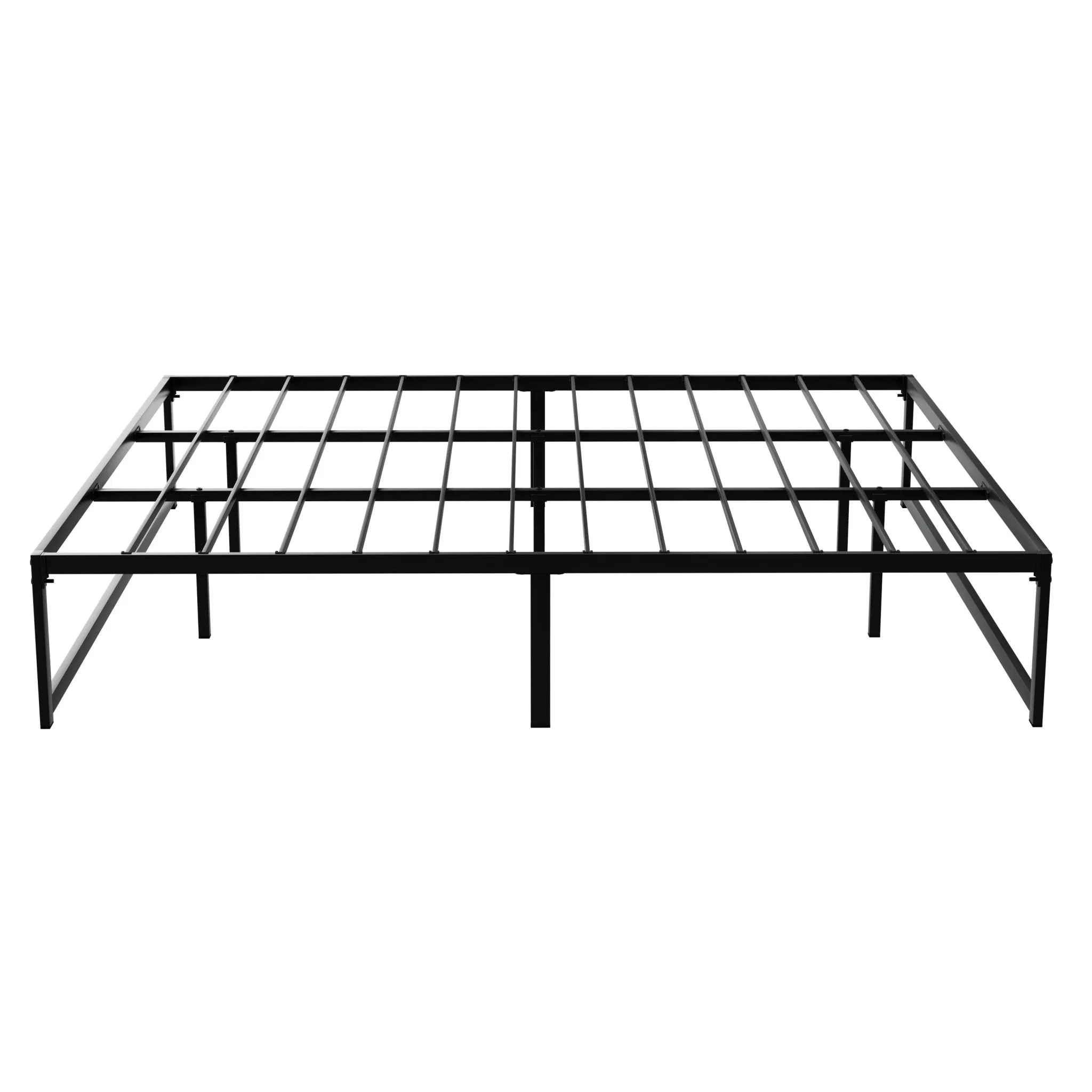 Tino Metal King Bed Base Black (Metal Slats)