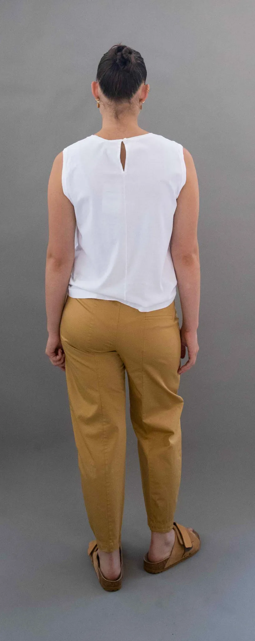 Transit Par Such Split Front Pant in Caramel