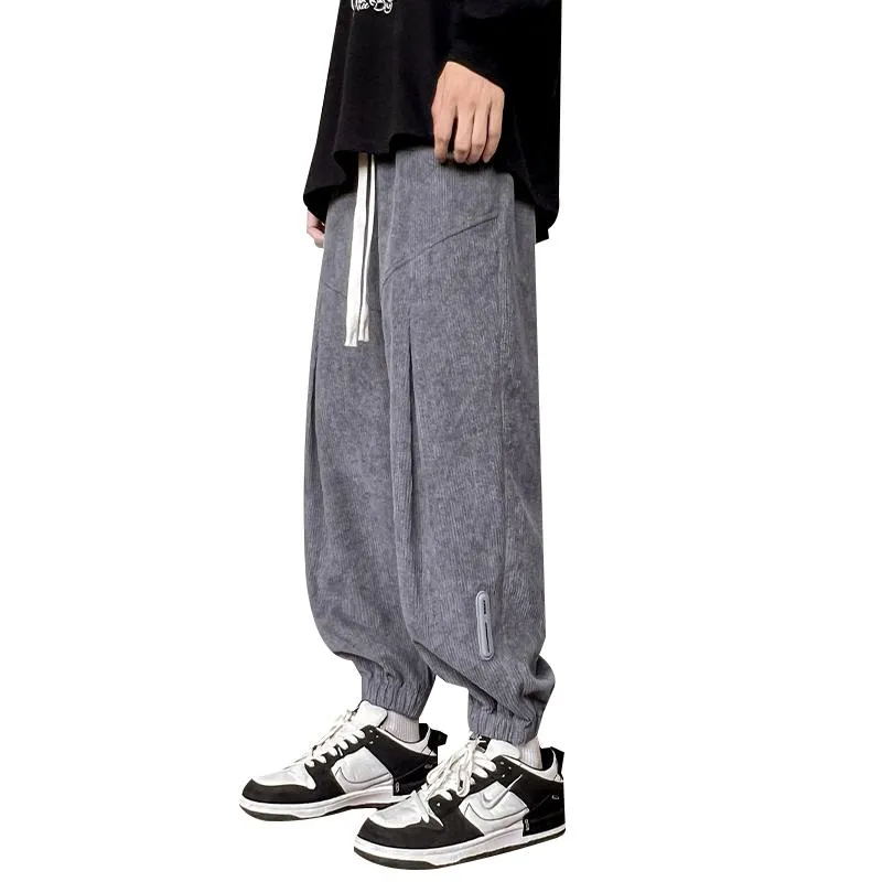 Trendy Knitted Tapered Sports Loose-Fit Sweatpant