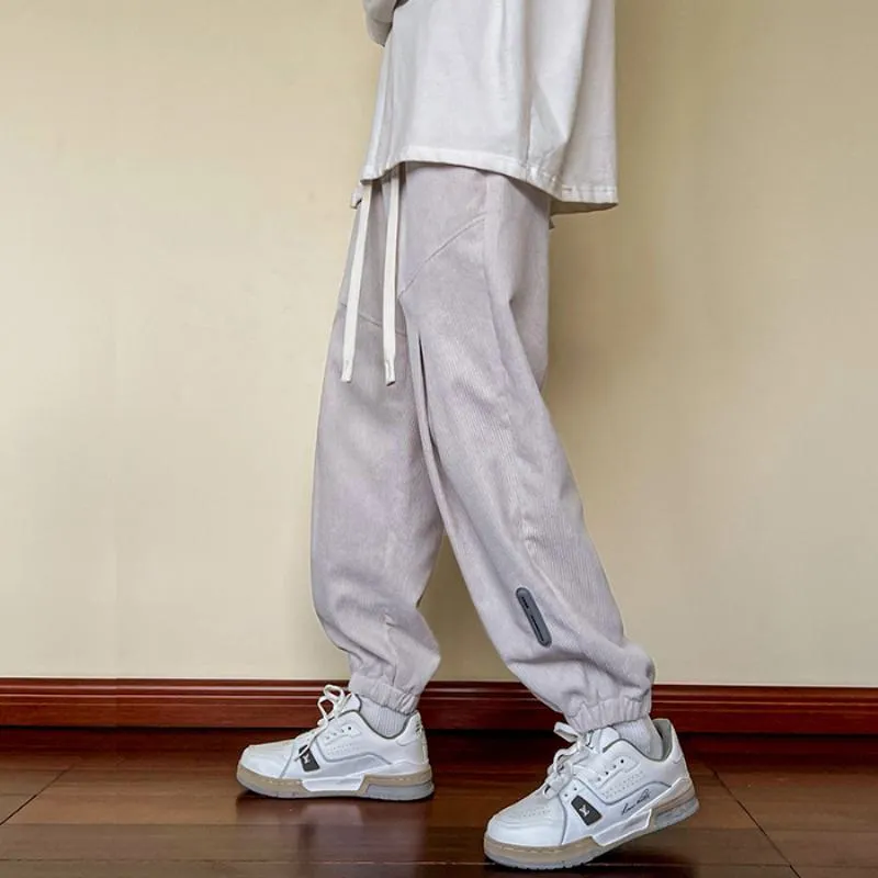 Trendy Knitted Tapered Sports Loose-Fit Sweatpant