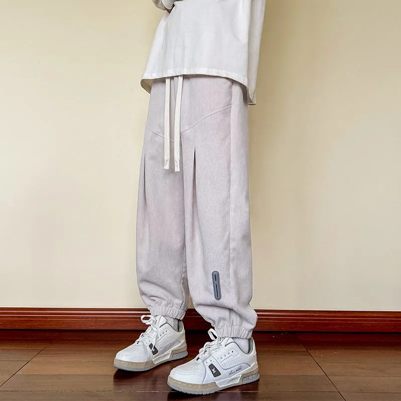 Trendy Knitted Tapered Sports Loose-Fit Sweatpant