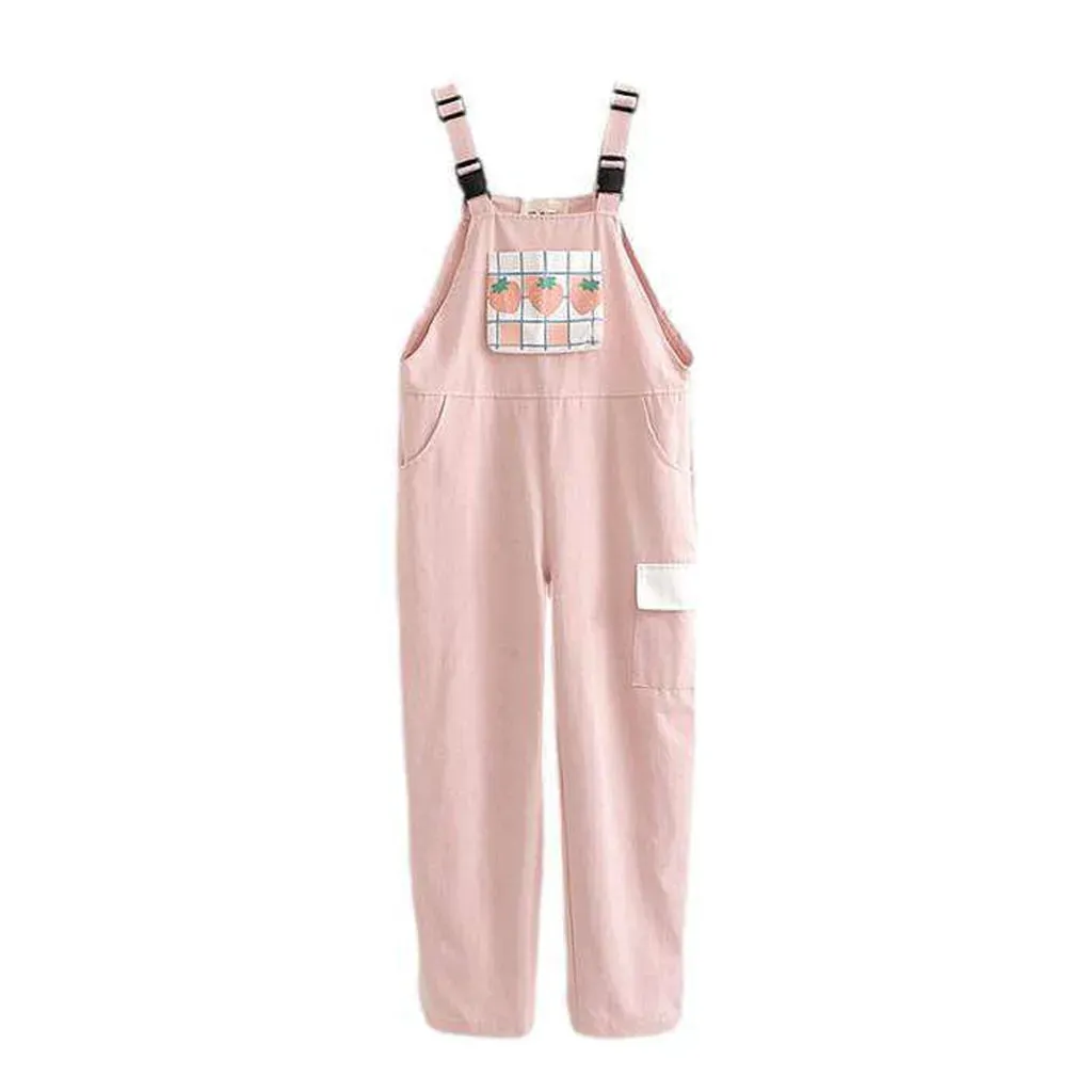 Trendy women's loose fit overall