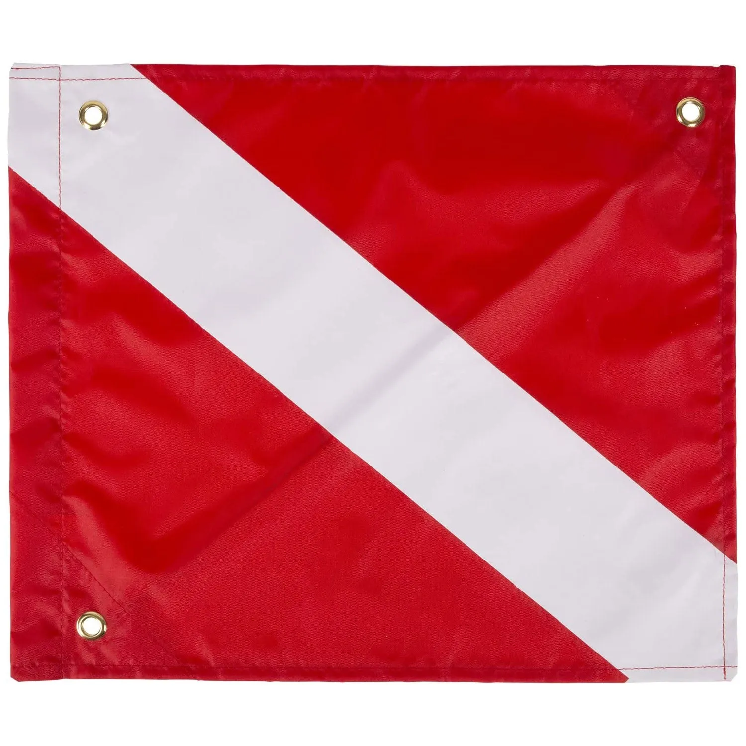 Trident 14 x 16 Inch With Stiffener and Grommets Slip On Nylon Diver Flag