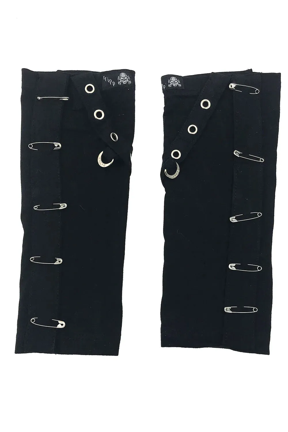 Tripp NYC Safety Pin Goth Arm Warmers