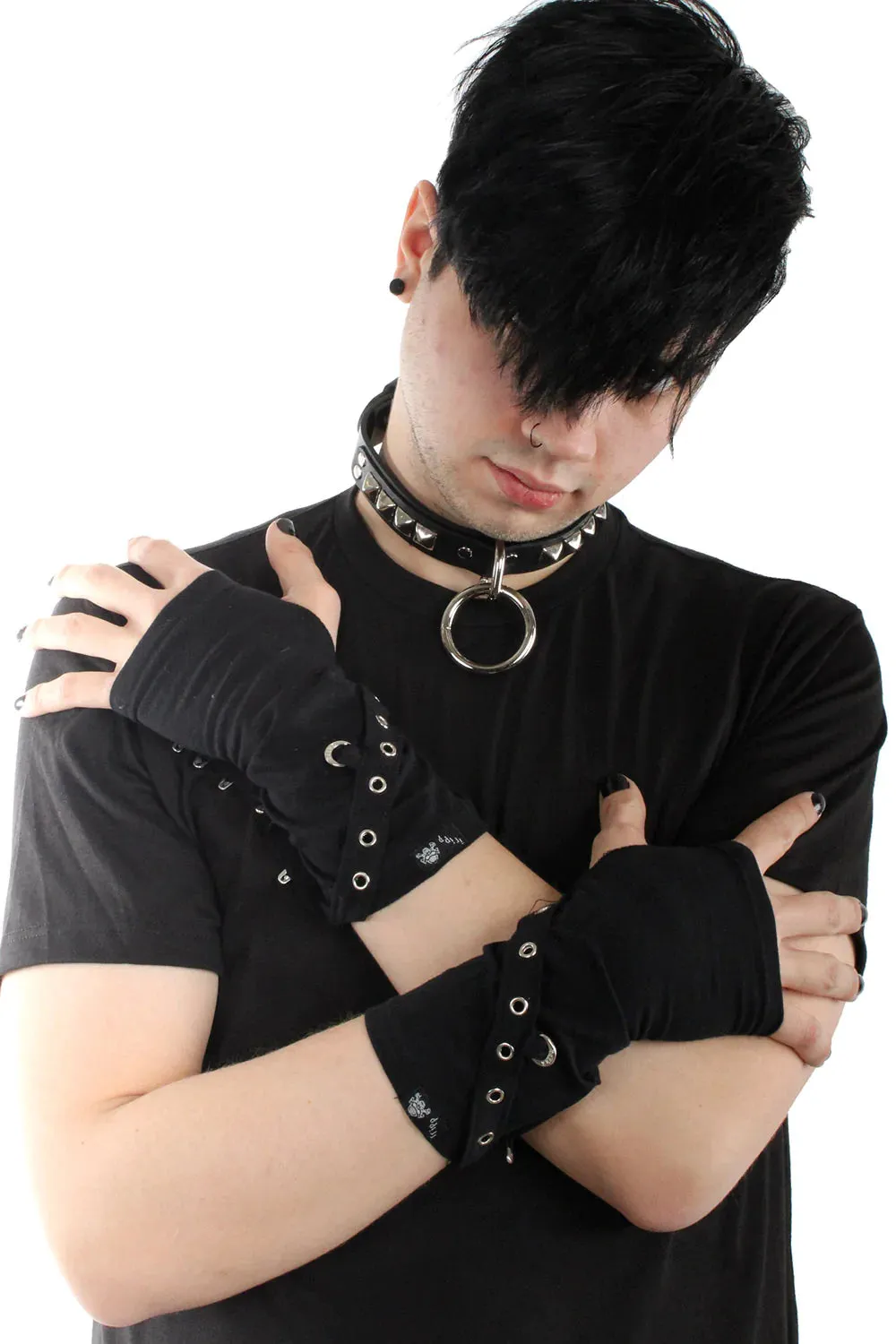 Tripp NYC Safety Pin Goth Arm Warmers