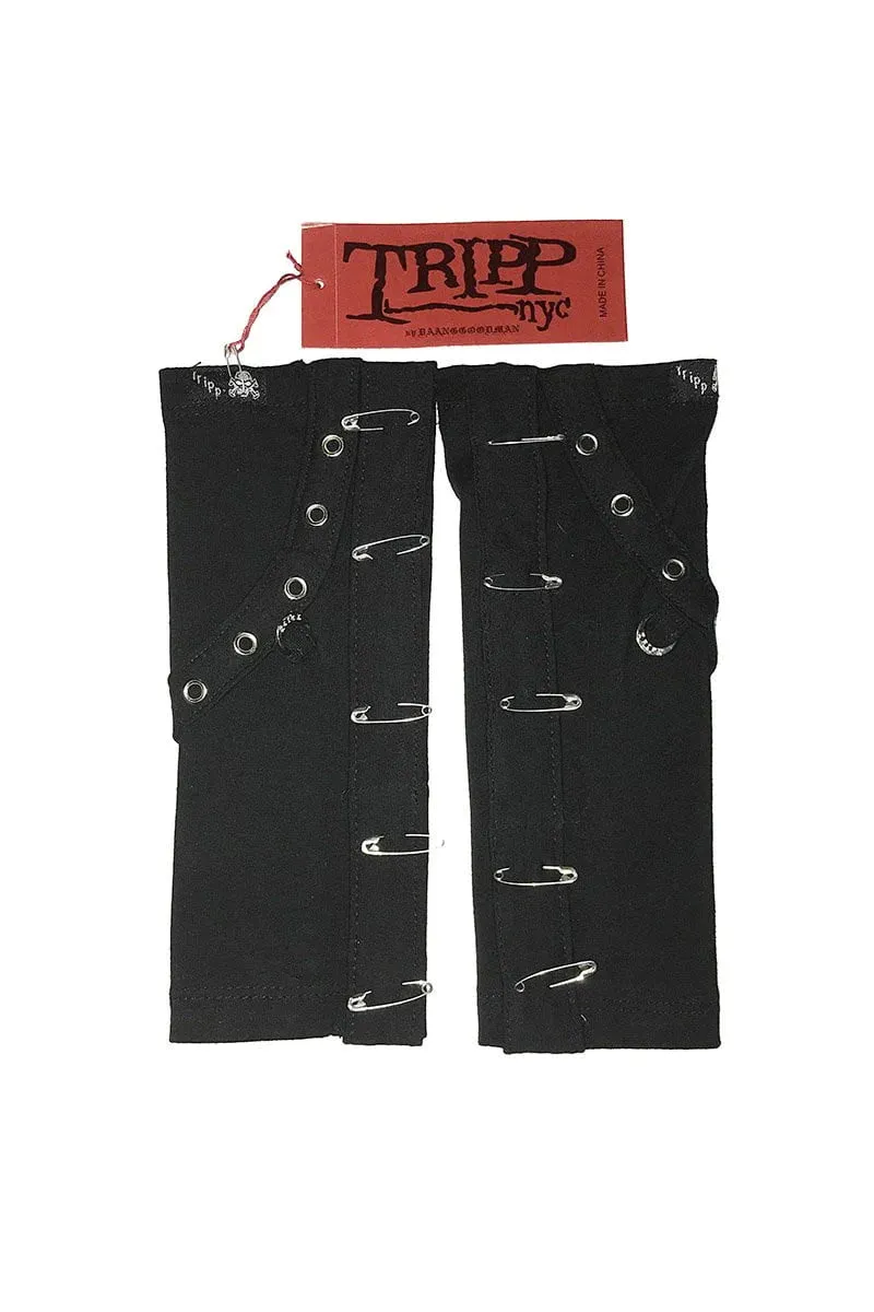 Tripp NYC Safety Pin Goth Arm Warmers