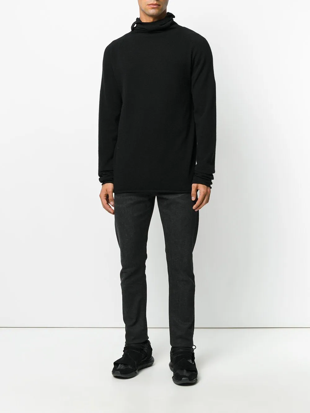 Turtleneck Jumper Black