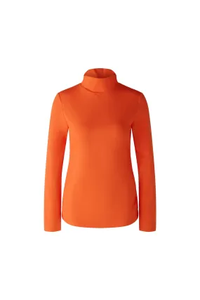 Turtleneck Top - Orange