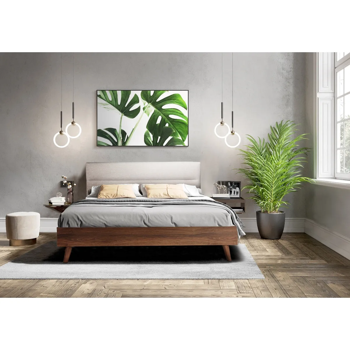 Upholstered Dream Queen Platform Bed