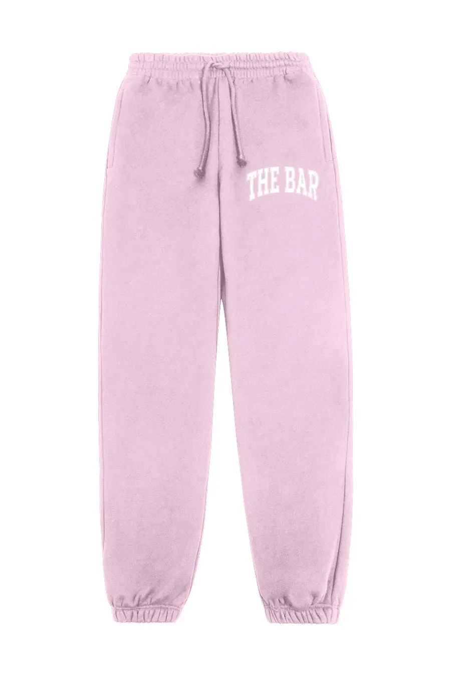 VARSITY SWEATPANTS BLUSH/WHITE