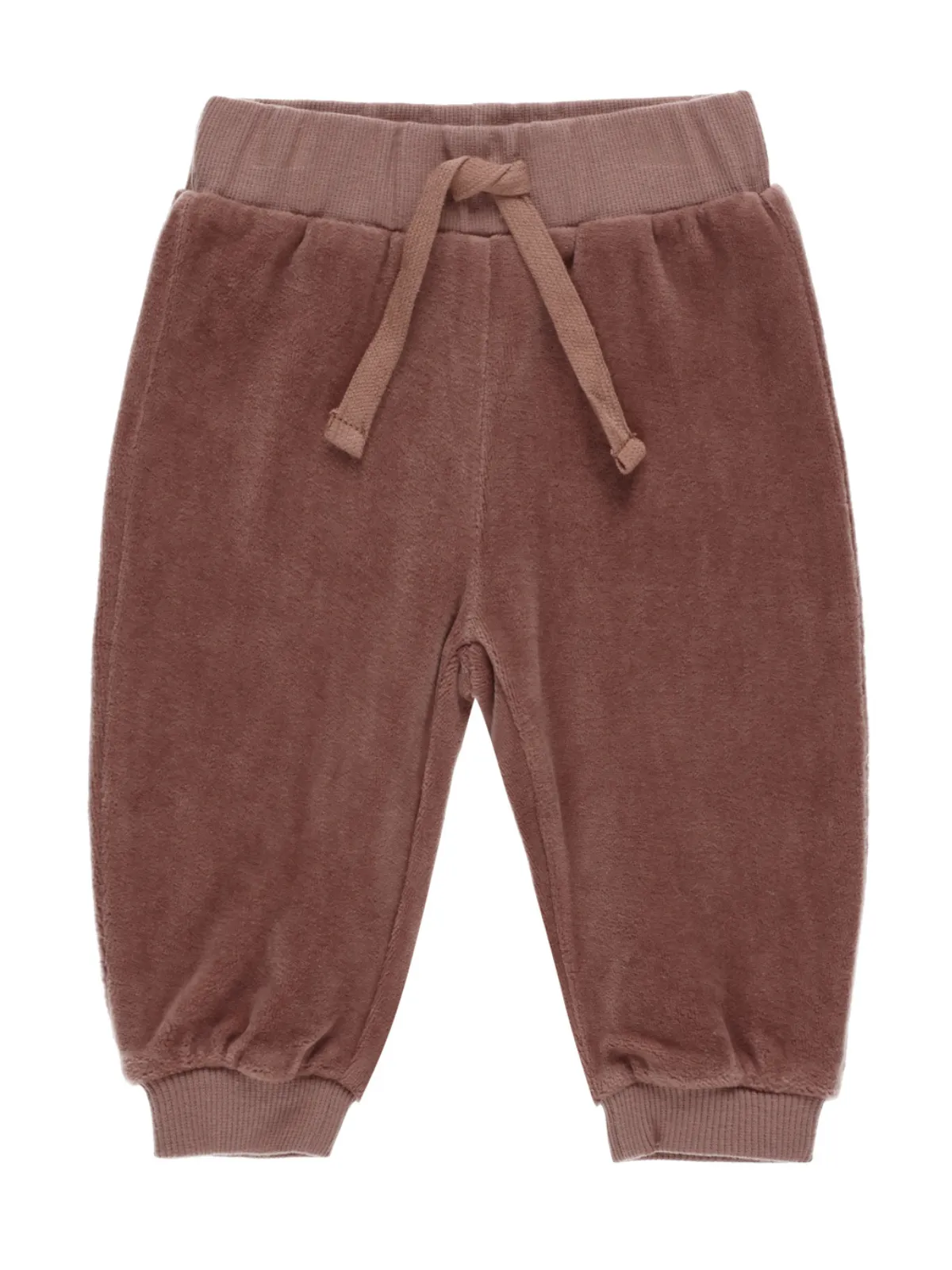 Velour Relaxed Sweatpant, Cranberry