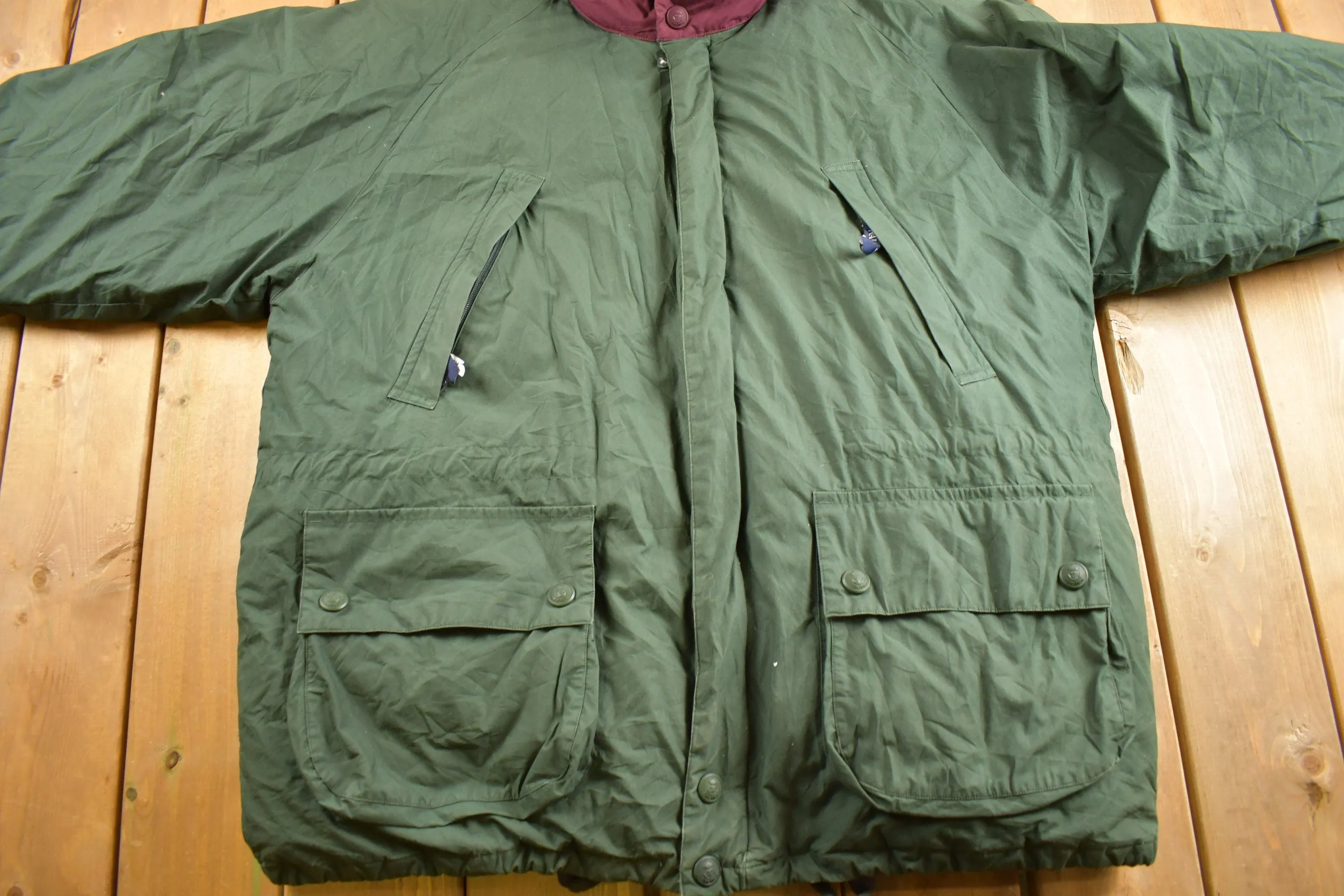 Vintage 1990s Nautica Puffer Jacket Size XL