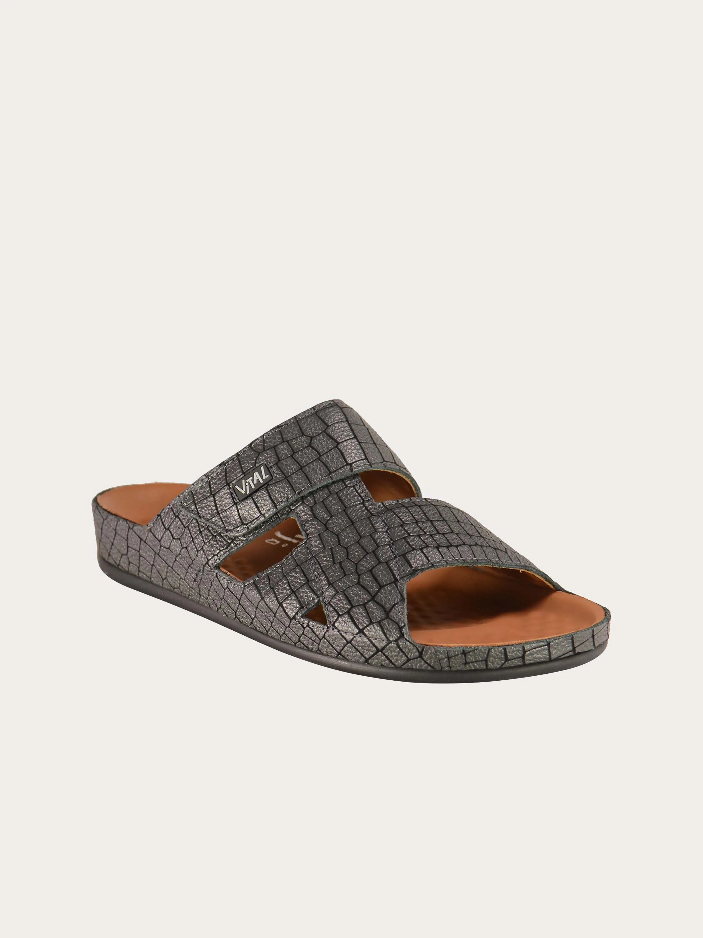 Vital Checked Pattern Sandals