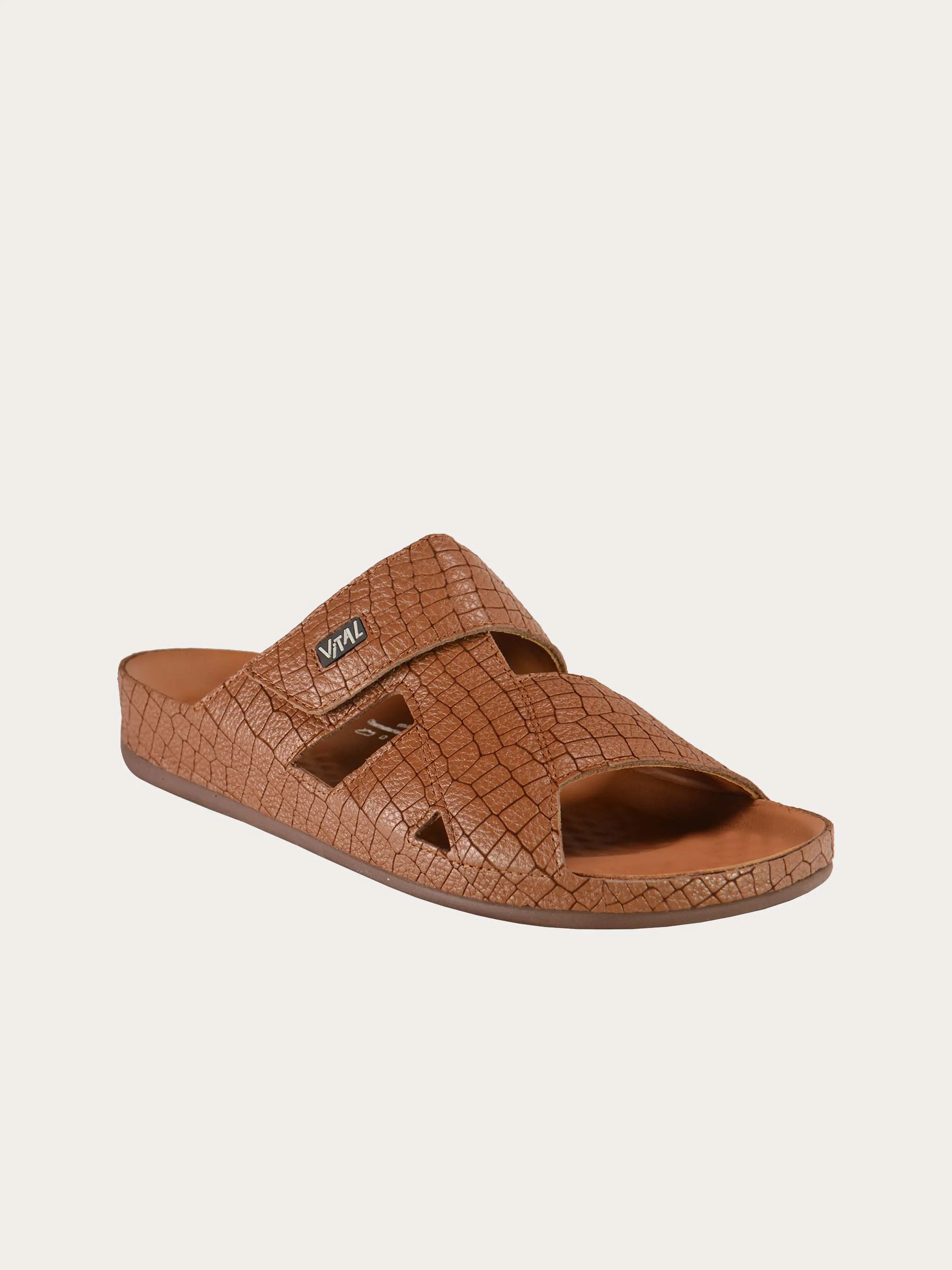 Vital Checked Pattern Sandals