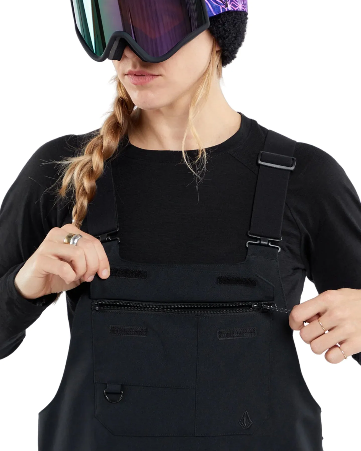 Volcom Creston 3Dstretch Bib Overall - Black