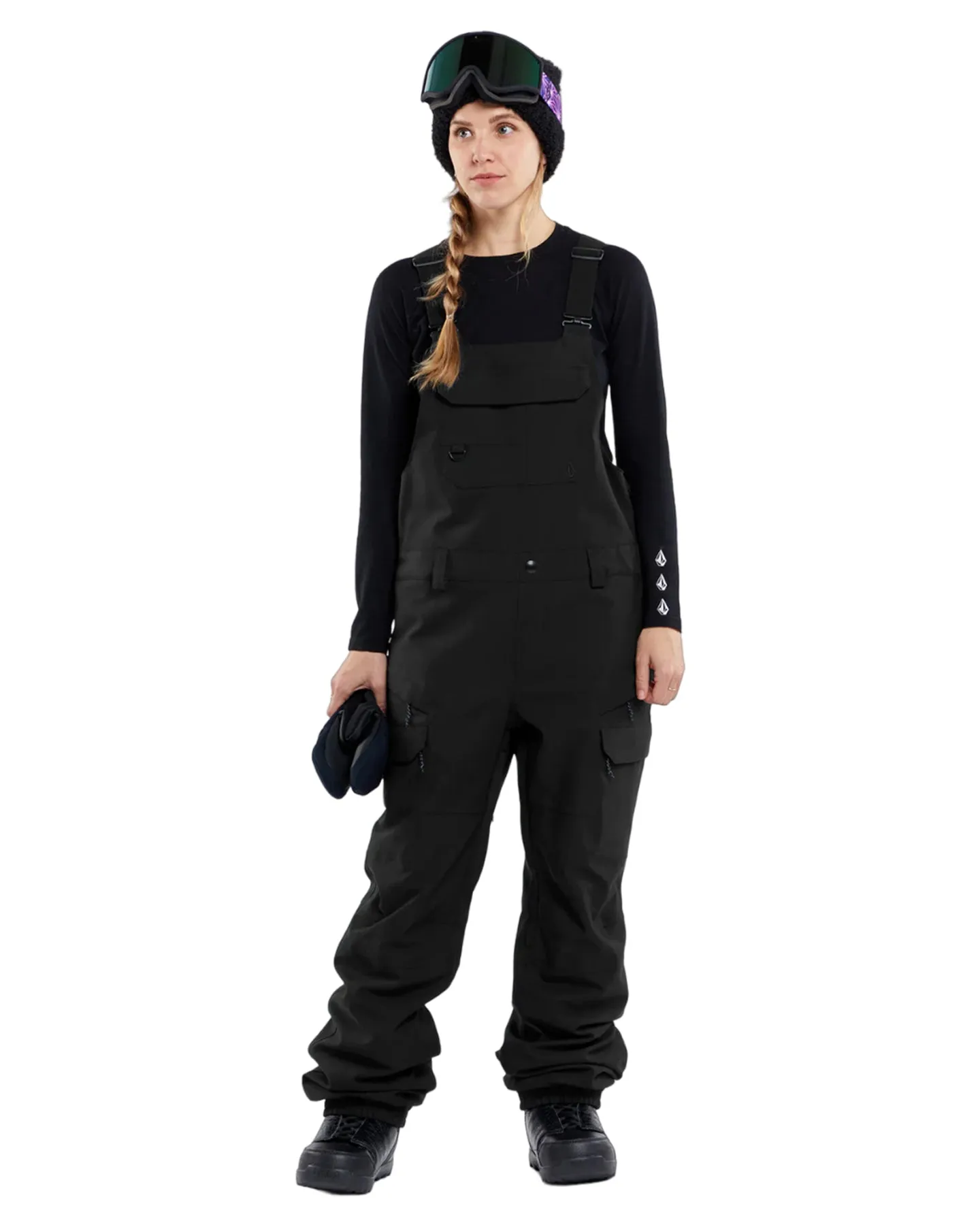 Volcom Creston 3Dstretch Bib Overall - Black