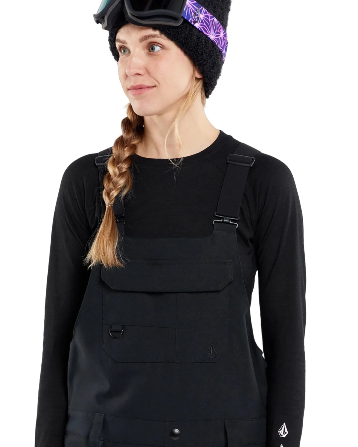 Volcom Creston 3Dstretch Bib Overall - Black