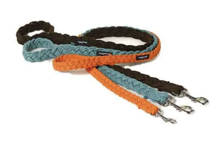 Wagwear Braided Fisherman Collar Aqua