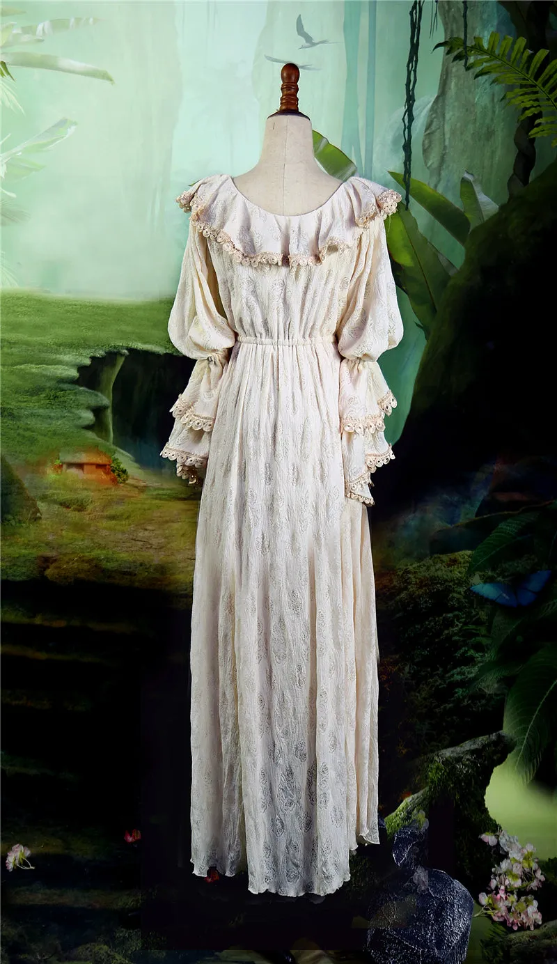 Whismical Puff Sleeves Nymph Dress