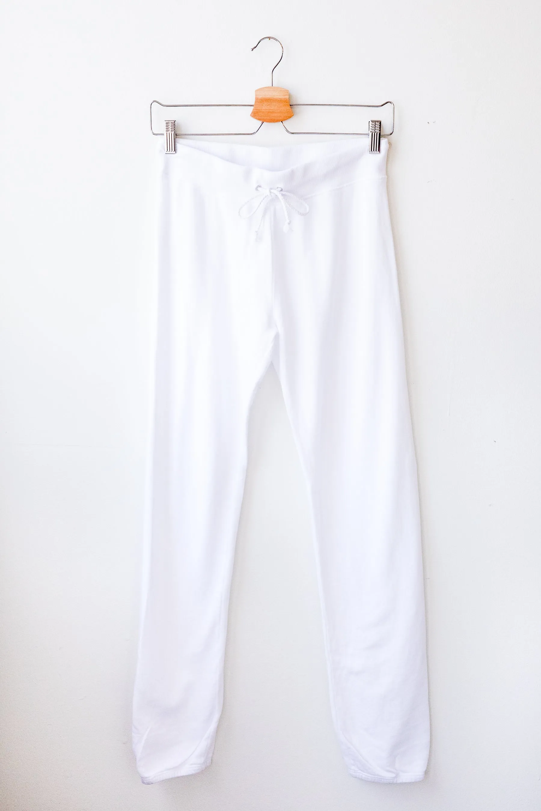 White Freddie Sweatpants