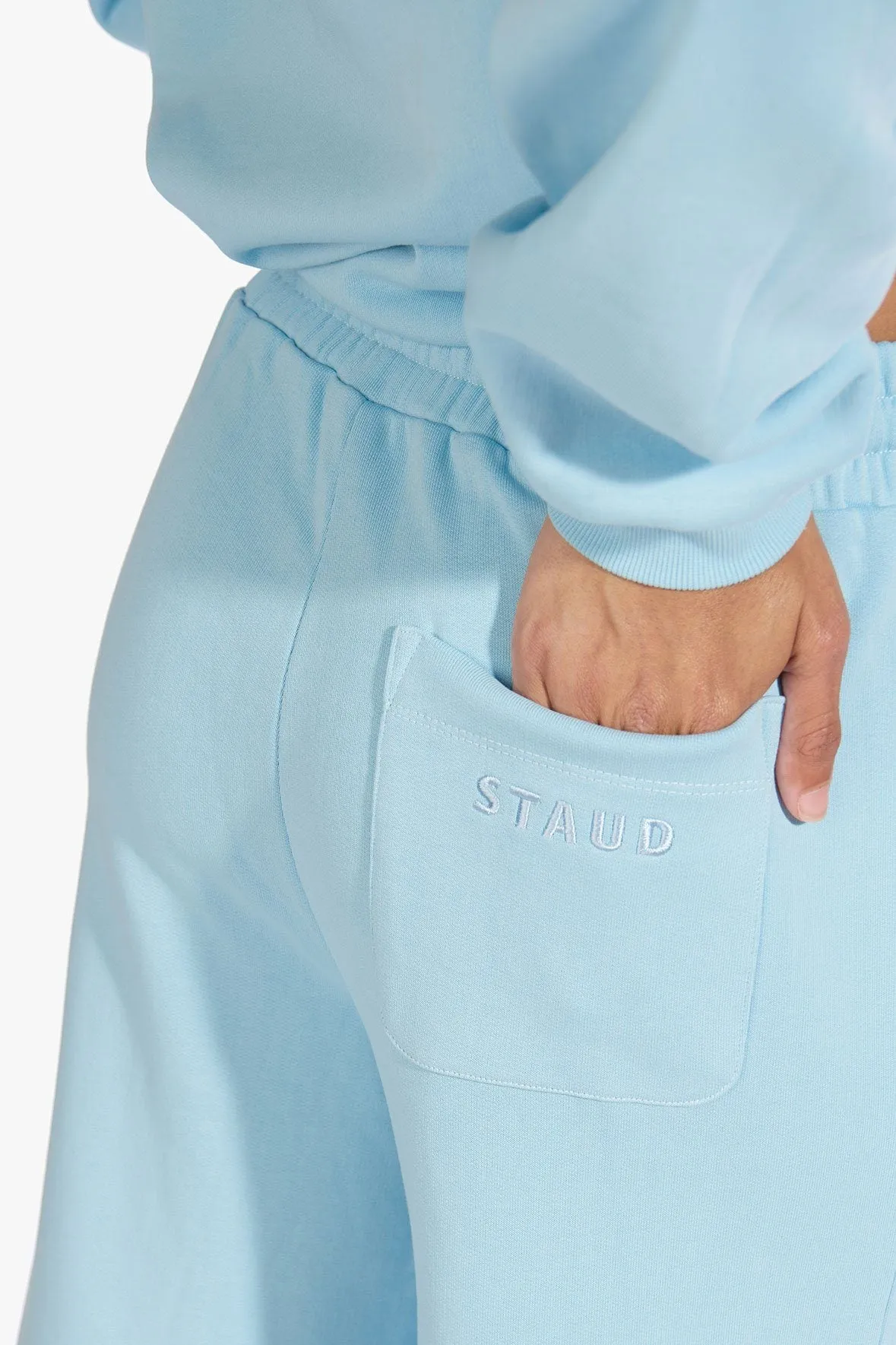 WIDE LEG SWEATPANTS | FRENCH BLUE