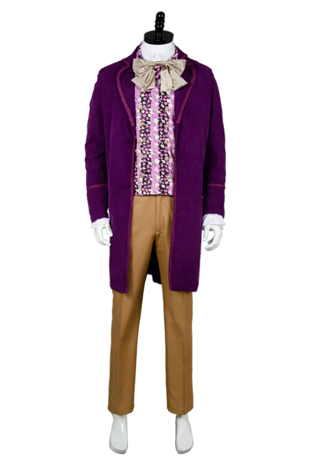 Willy Wonka and the Chocolate Factory 1971 Willy Wonka Outfits Cosplay Costume