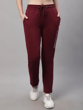 Women Wine Trackpant