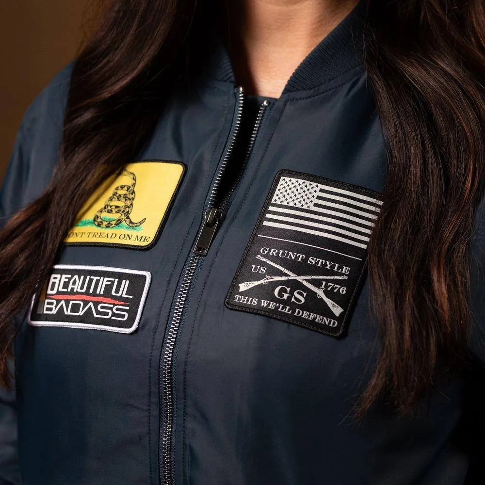 Women's Classified Bomber Jacket - Navy