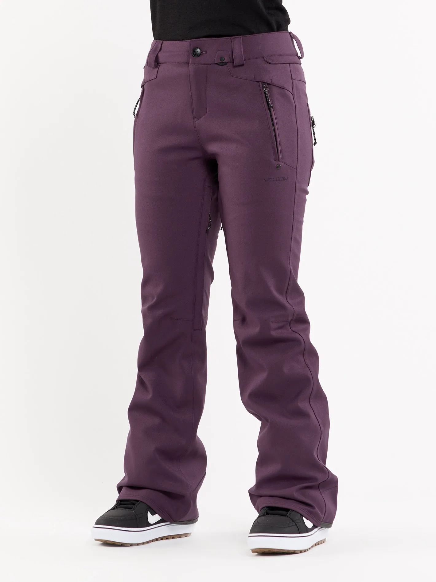 Womens Species Stretch Pants - Blackberry