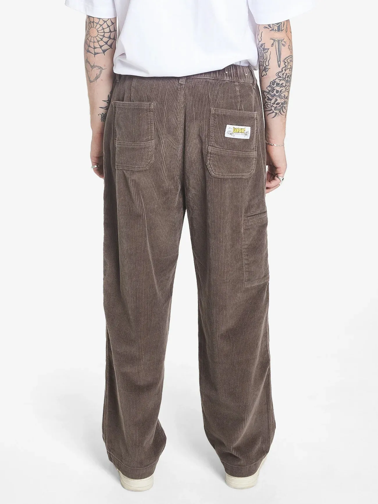 WORSHIP - Royal Elastic Cord  Pant - MAJOR BROWN