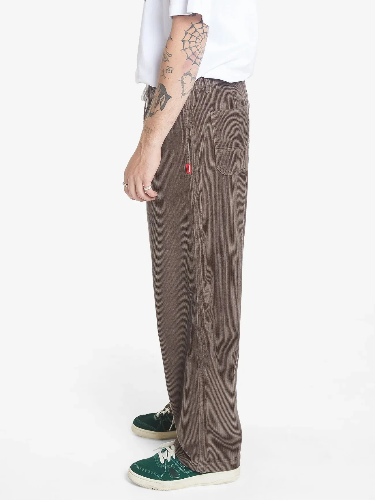 WORSHIP - Royal Elastic Cord  Pant - MAJOR BROWN