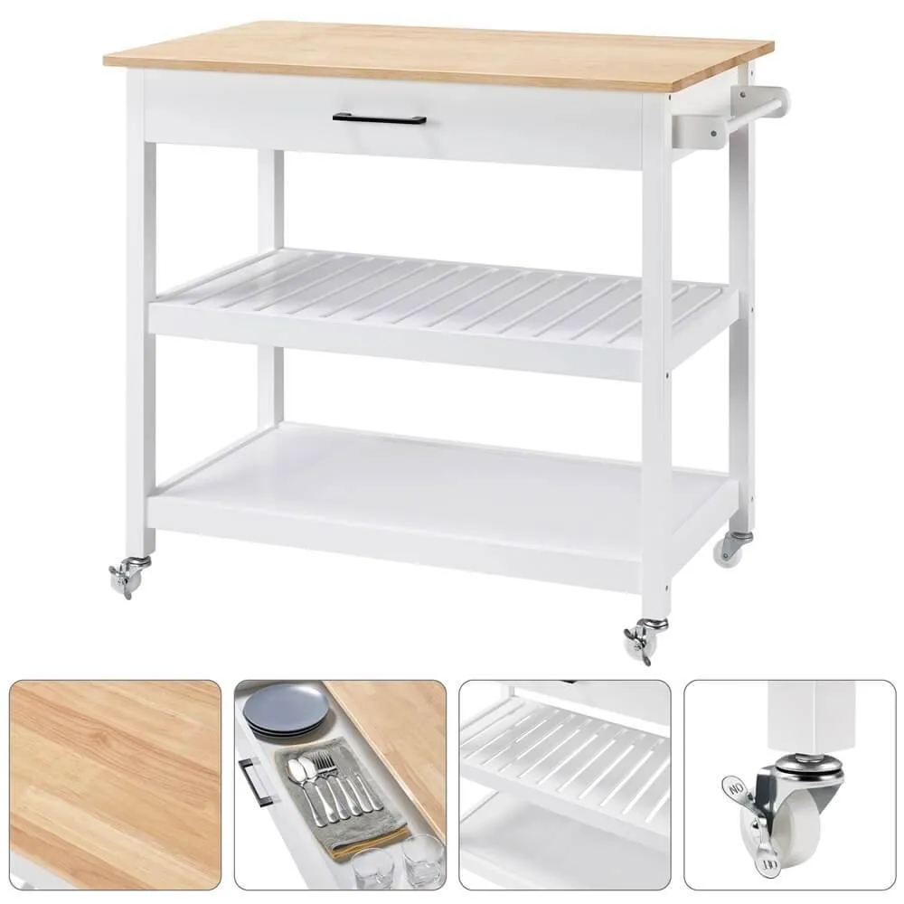 Yaheetech Kitchen Island Cart on Wheels